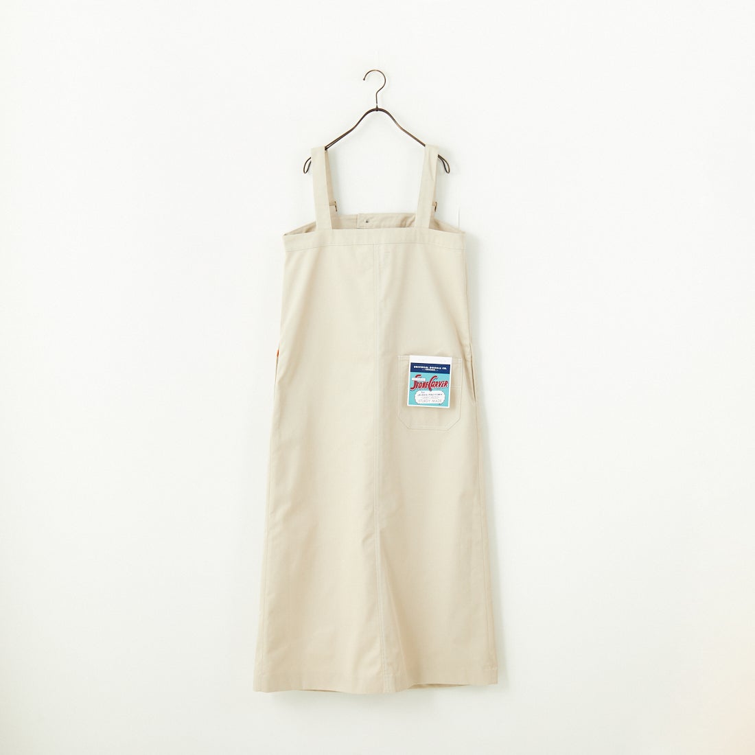 UNIVERSAL OVERALL [ユニバーサルオーバーオール] 別注 T/Cツイル ワークジャンパースカート [U2432710IN-JF] IVORY