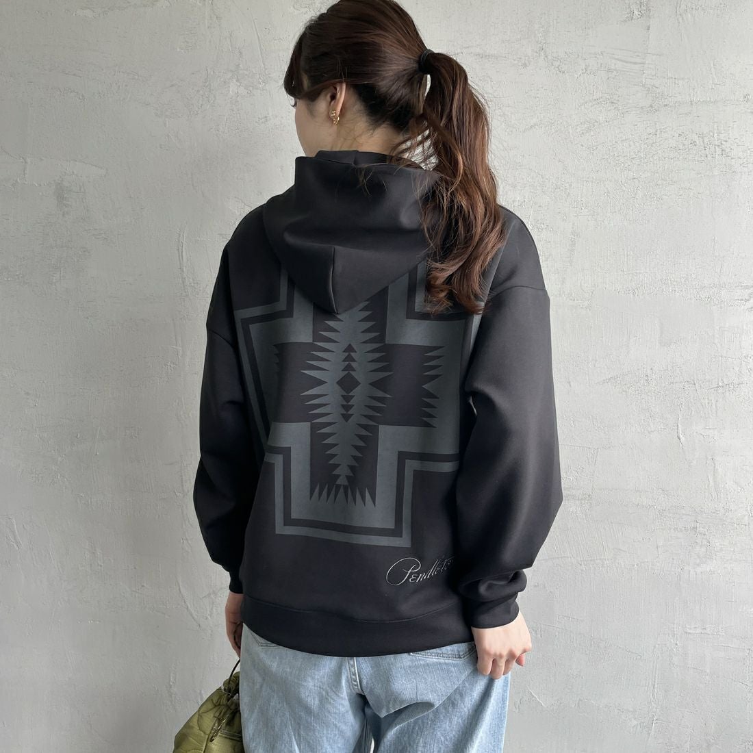 BLACK&&モデル身長：167cm 着用サイズ：S&&