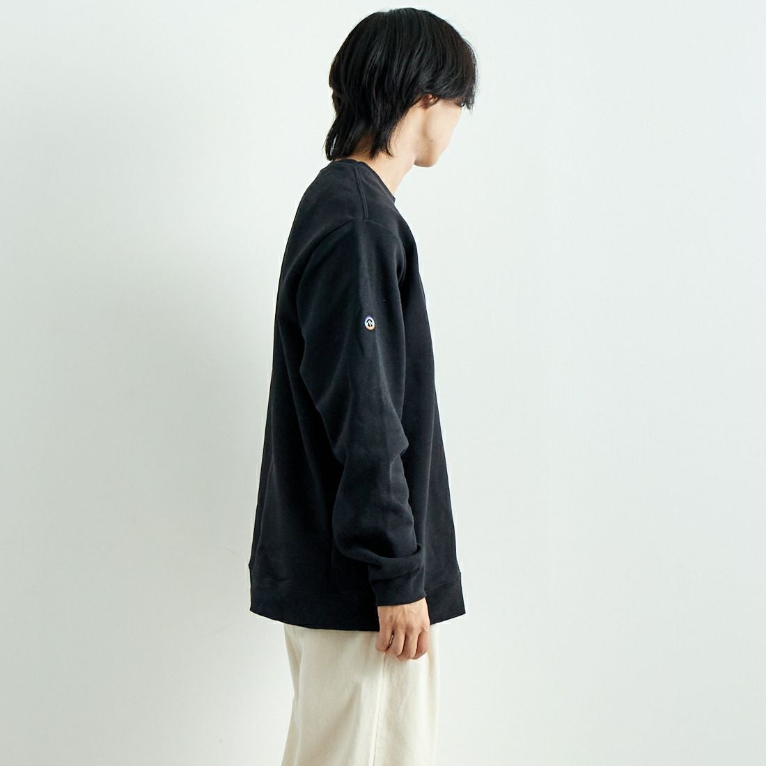 patagonia [パタゴニア] フィッツロイ アイコン アップライザル クルースウェットシャツ [39667] INBK &&モデル身長：179cm 着用サイズ：L&&