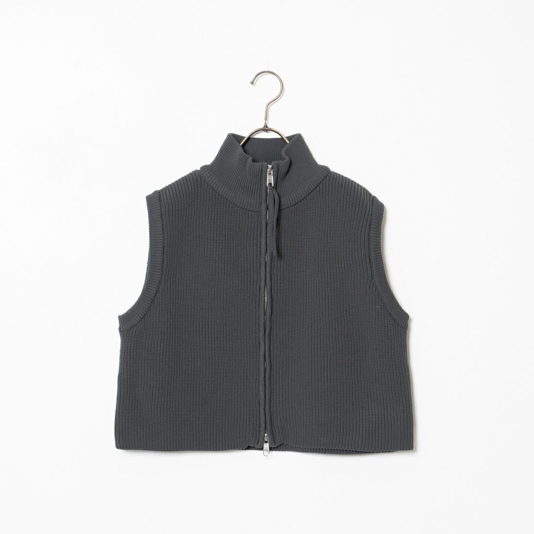 Maison de L'allure [メゾン ドゥ ラリュール] ドライバーズニットベスト [M24131020] 08 CHARCOA