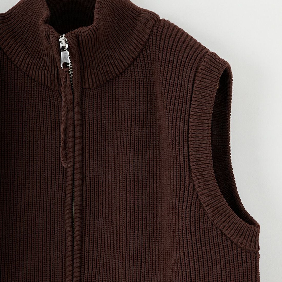 Maison de L'allure [メゾン ドゥ ラリュール] ドライバーズニットベスト [M24131020] 28 BROWN