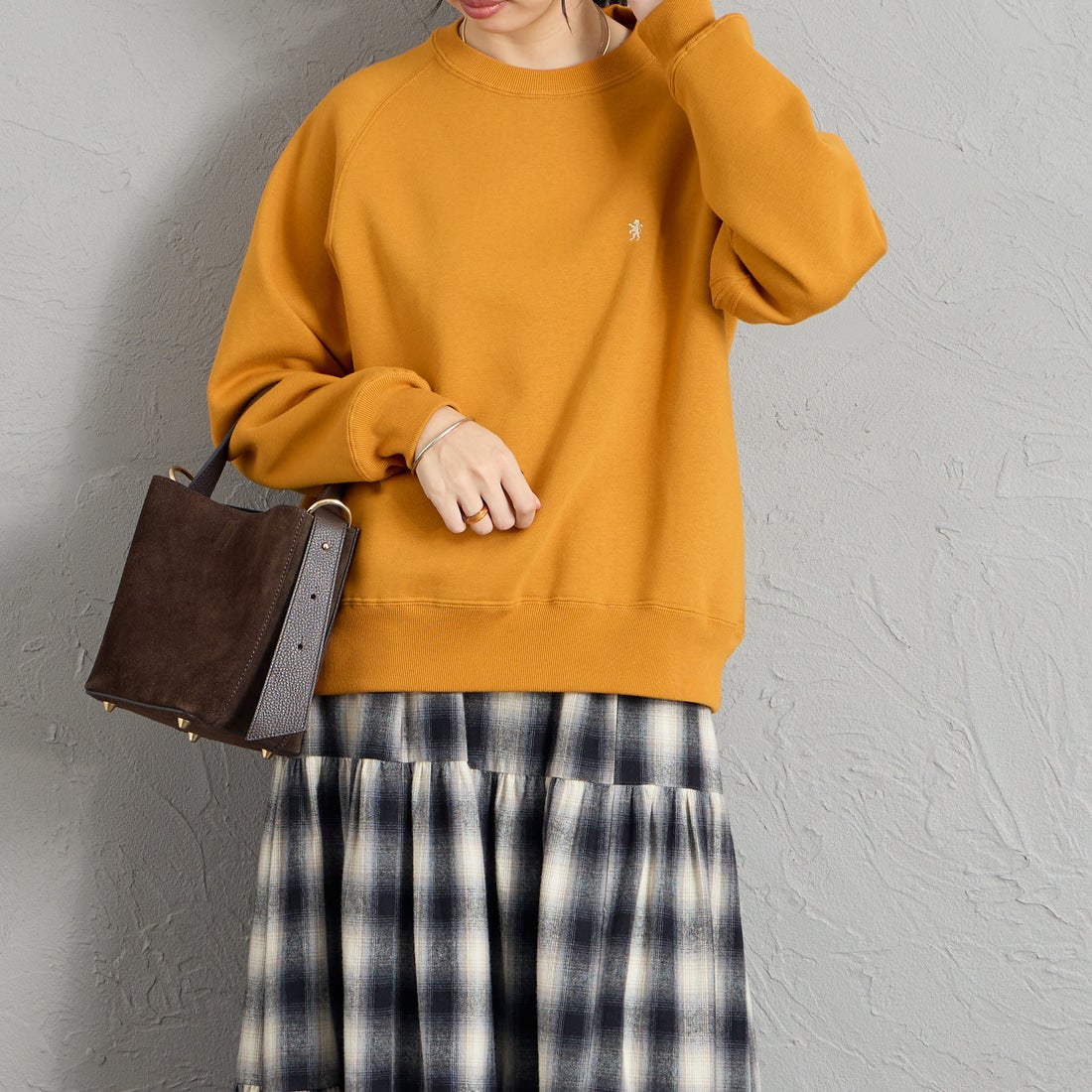 DK.YELLOW&&モデル身長：162cm 着用サイズ：14&&