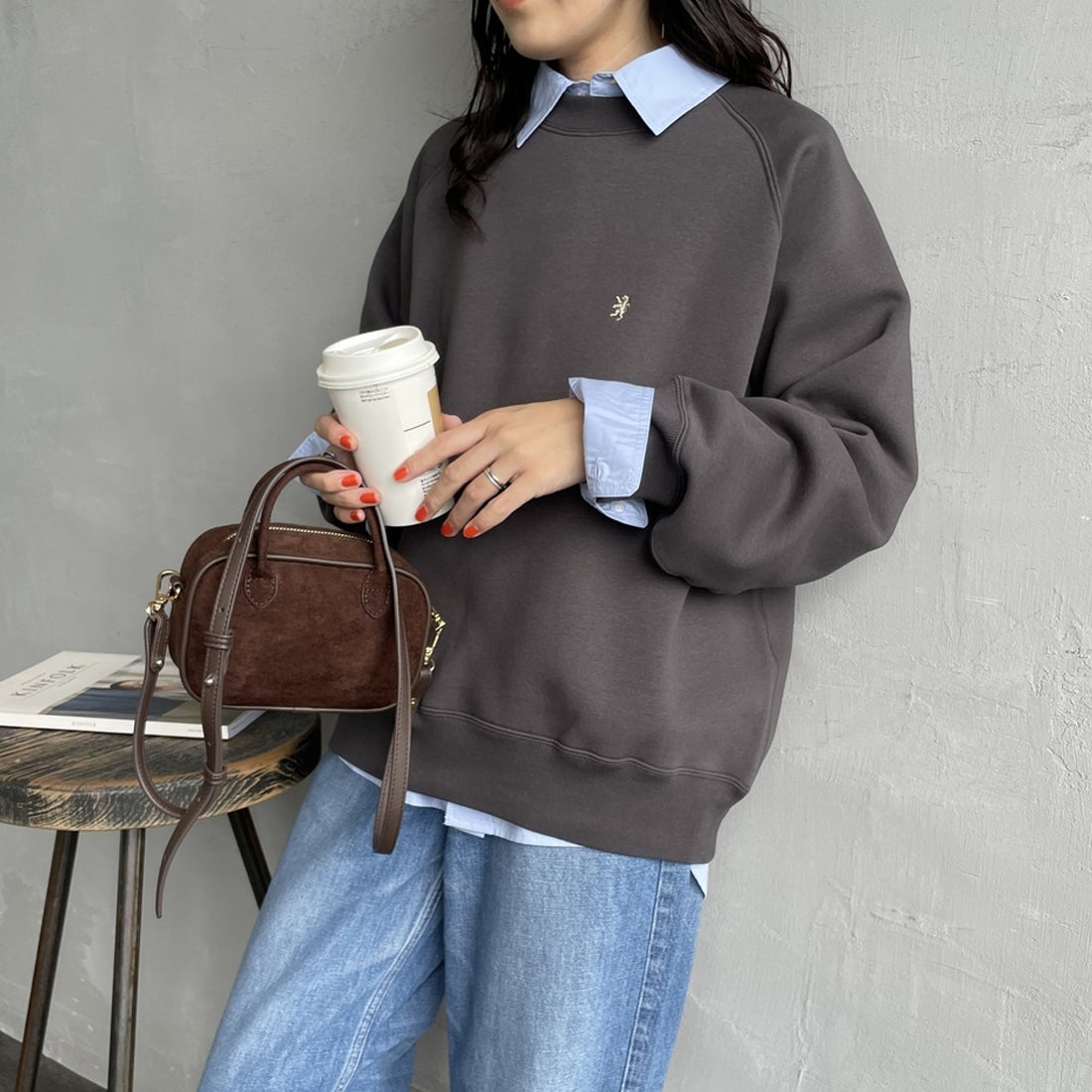 CHARCOAL&&モデル身長：160cm 着用サイズ：14&&