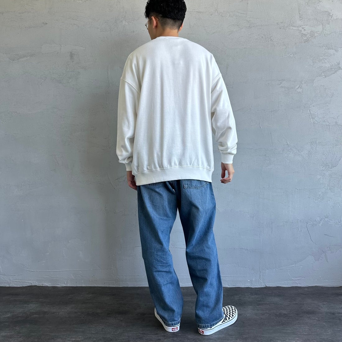 UMBRO [アンブロ] 別注 ワンポイント刺繍ロゴ クルーネックスウェット