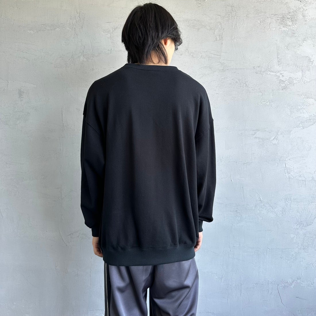 UMBRO [アンブロ] 別注 ワンポイント刺繍ロゴ クルーネックスウェット