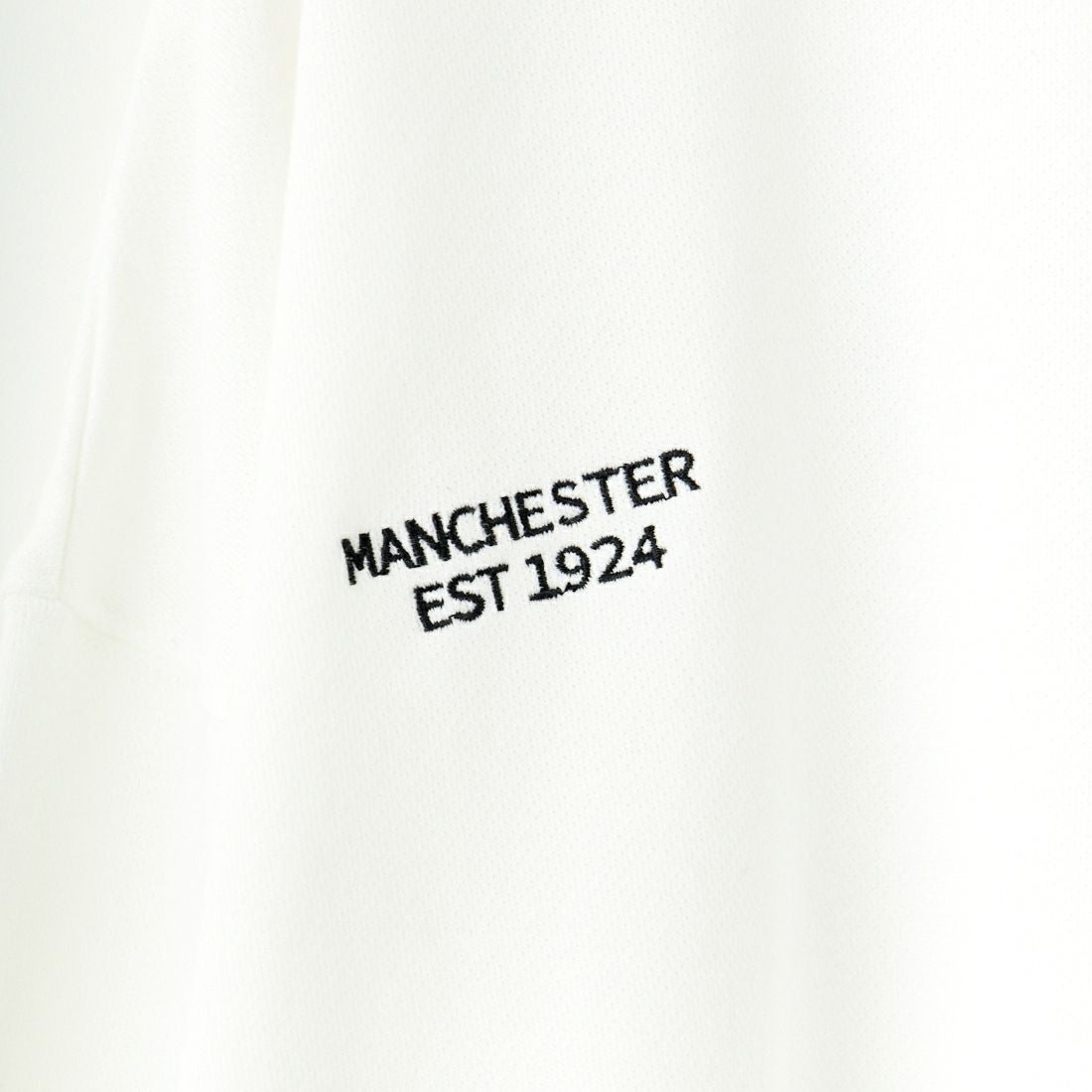 UMBLO [アンブロ] 別注 ワンポイント刺繍ロゴ クルーネックスウェット [KBT58-NK-PO1-JF] WHITE