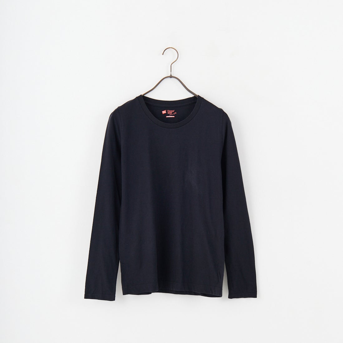 Hanes [ヘインズ] 2P クルーネックロングスリーブTシャツ [HW5440] 998 ｱｿｰﾄ