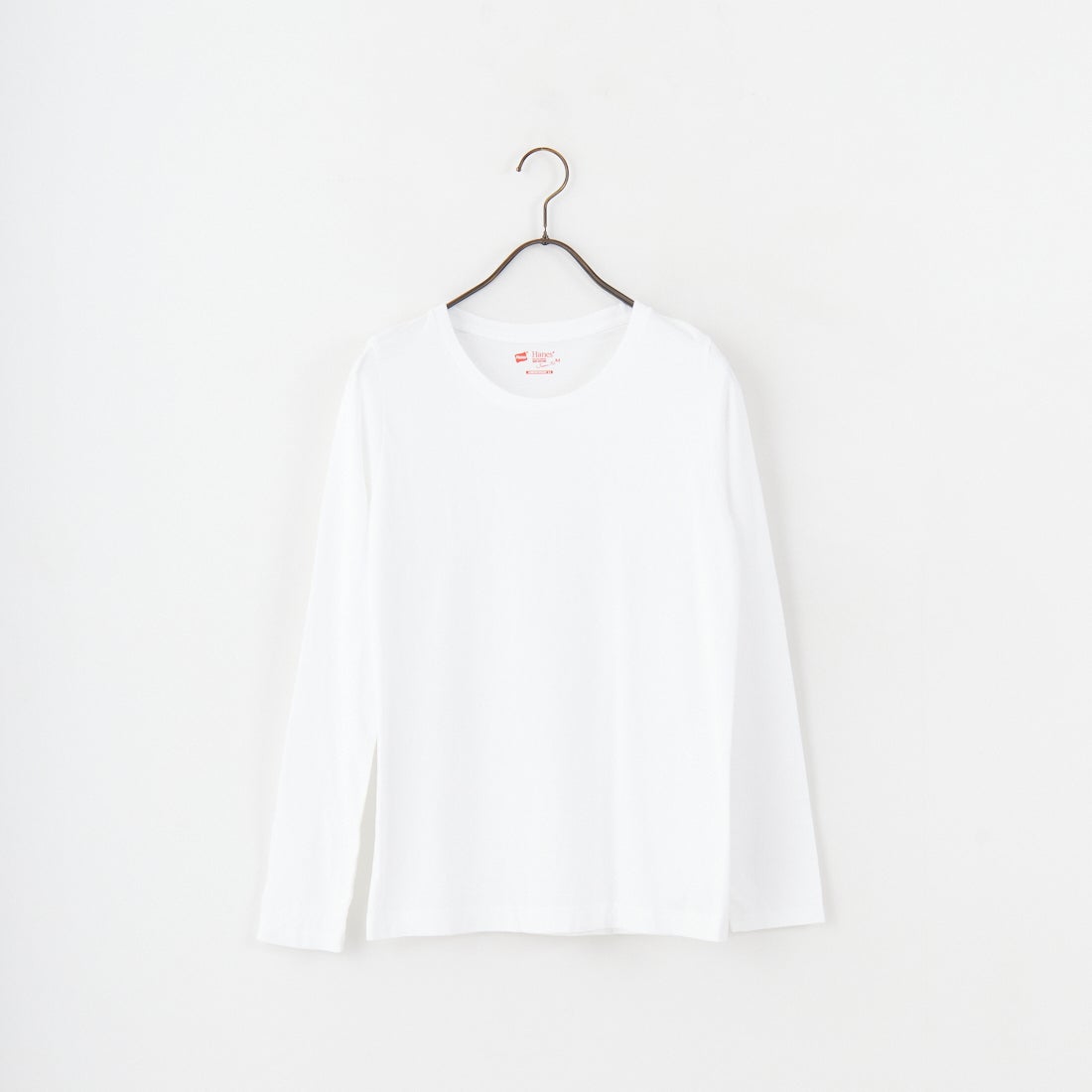Hanes [ヘインズ] 2P クルーネックロングスリーブTシャツ [HW5440] 998 ｱｿｰﾄ