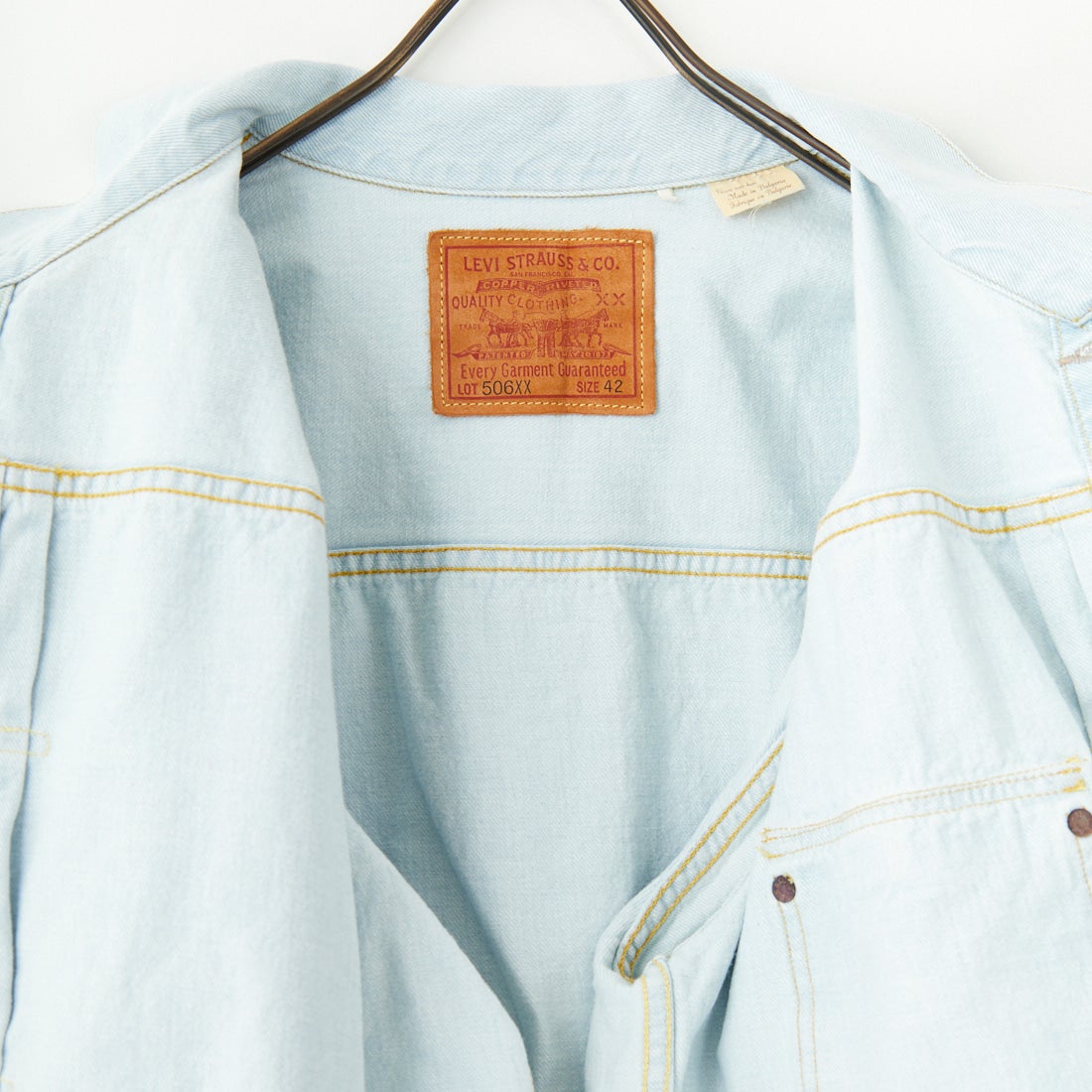 LEVIS Vintage Clothing [リーバイス ヴィンテージ クロージング] 1936モデル TYPE1ジャケット [0033E-00] 03 WHT RIN