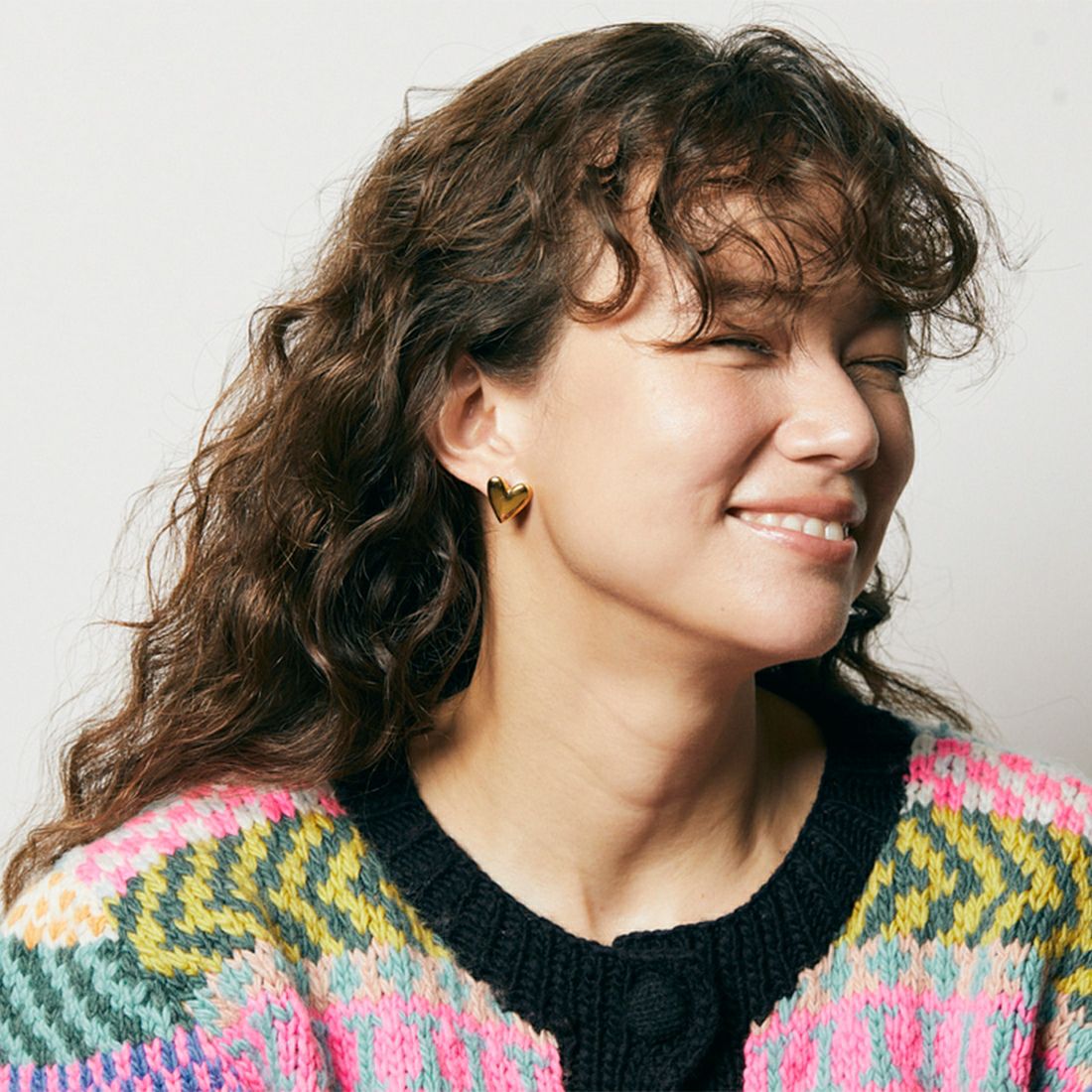 Baqless [バックレス] アミティ カリーヌゴールドピアス [AM-CLN-YG] GOLD