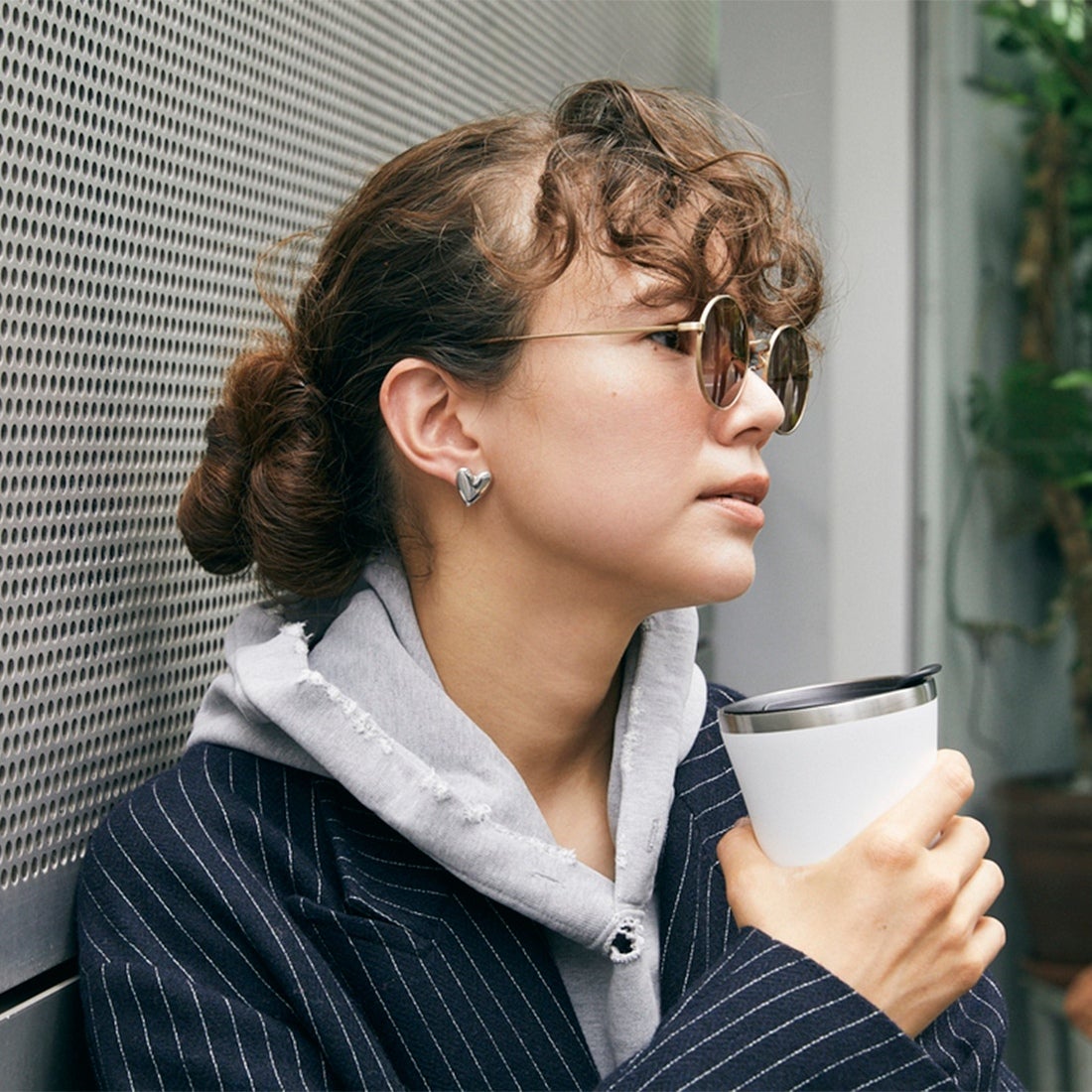 Baqless [バックレス] アミティ カリーヌシルバーピアス [AM-CLN-SV] SILVER