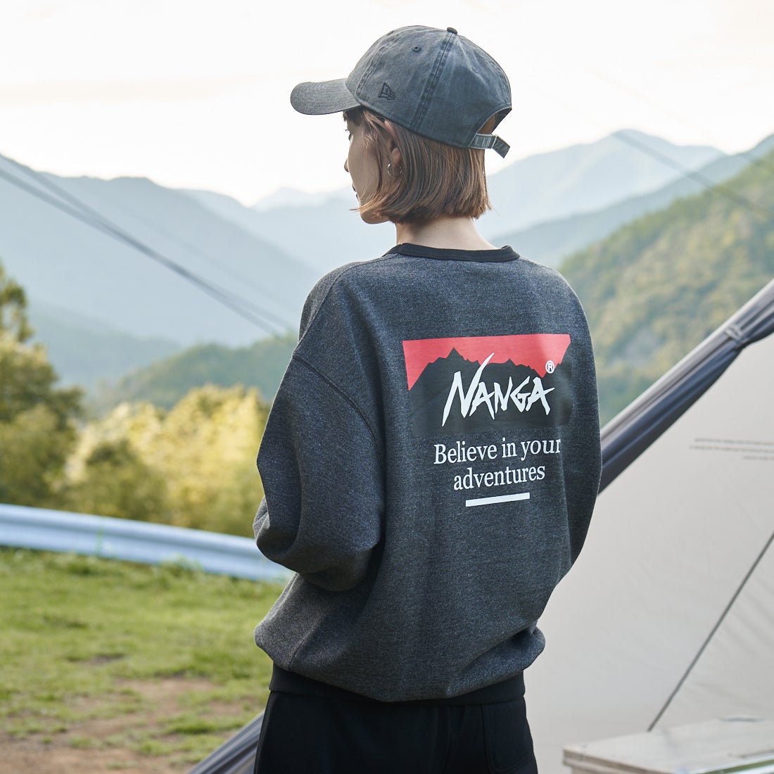 BLACK&&モデル身長：167cm 着用サイズ：S&&