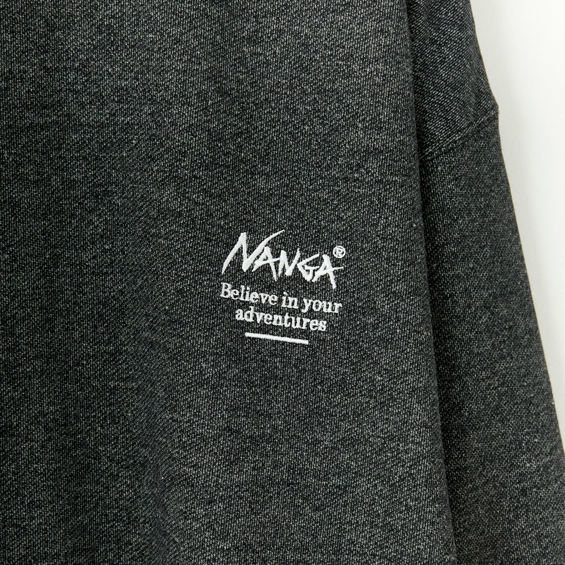 JEANSFACTORY × NANGA [ジーンズファクトリー × ナンガ] 別注 ボックスロゴ バックプリントスウェット [NW24AW-JF1] BLACK