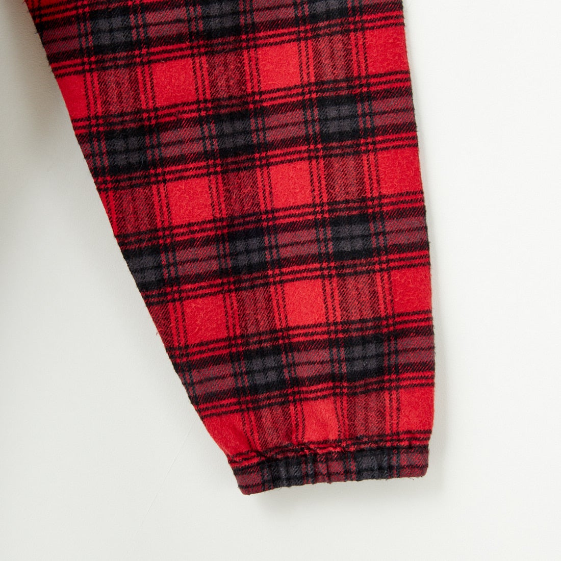 UNIVERSAL OVERALL [ユニバーサルオーバーオール] 別注 チェックフードシャツ [U2431100IN-JF] RED
