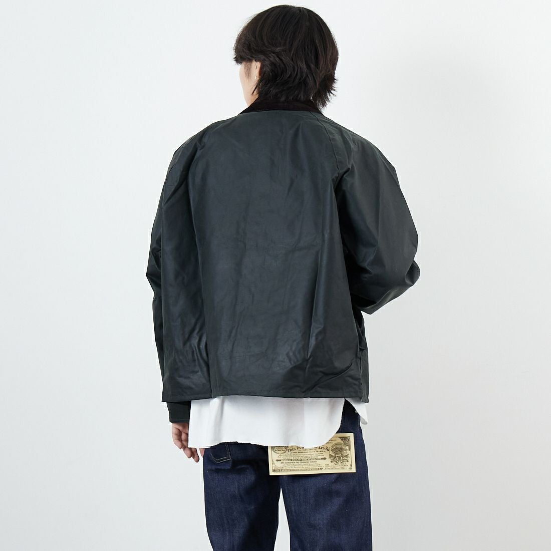 Barbour [バブアー] トランスポート ワックスジャケット [MWX1678] BK91 &&モデル身長：179cm 着用サイズ：38&&