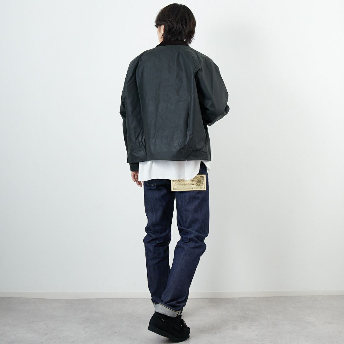 Barbour [バブアー] トランスポート ワックスジャケット [MWX1678] BK91 &&モデル身長：179cm 着用サイズ：38&&