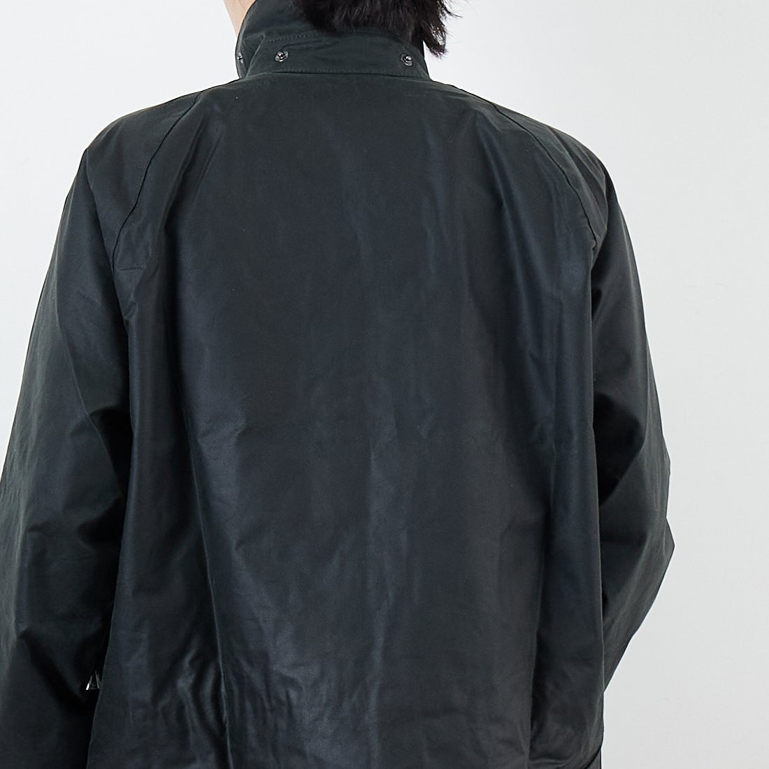 Barbour [バブアー] TRANSPORT/トランスポート ワックスジャケット [MWX1678] BK91 &&モデル身長：179cm 着用サイズ：38&&