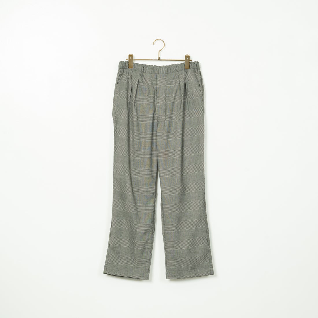 Noir Fabrik [ヌワールファブリック] T/Rツイルストレッチ チェックタックインパンツ [NF-243-055] G GREN CHK