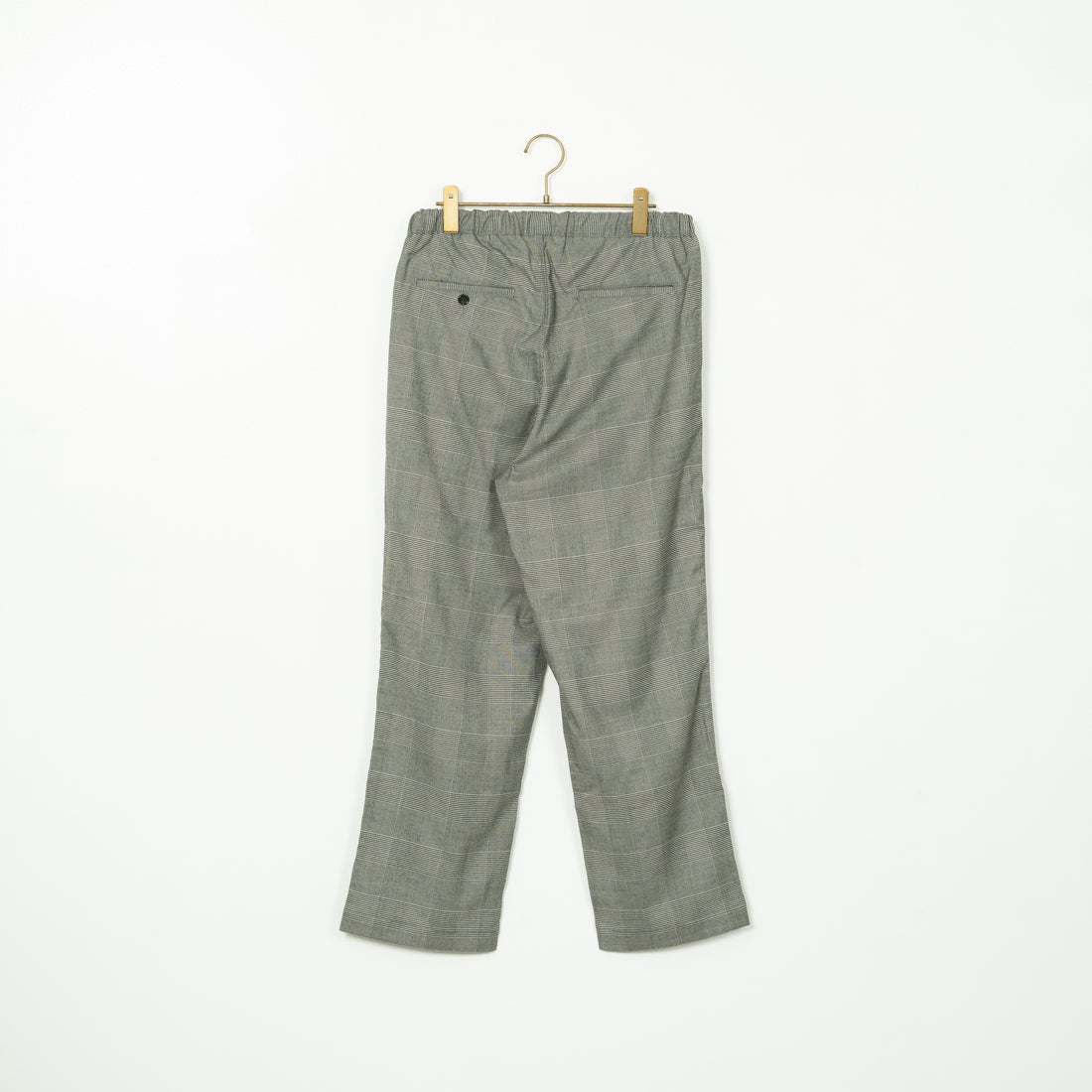 Noir Fabrik [ヌワールファブリック] T/Rツイルストレッチ チェックタックインパンツ [NF-243-055] G GREN CHK