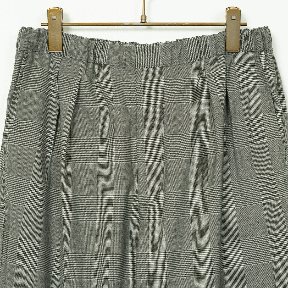 Noir Fabrik [ヌワールファブリック] T/Rツイルストレッチ チェックタックインパンツ [NF-243-055] G GREN CHK