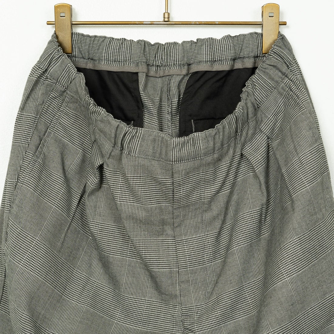 Noir Fabrik [ヌワールファブリック] T/Rツイルストレッチ チェックタックインパンツ [NF-243-055] G GREN CHK