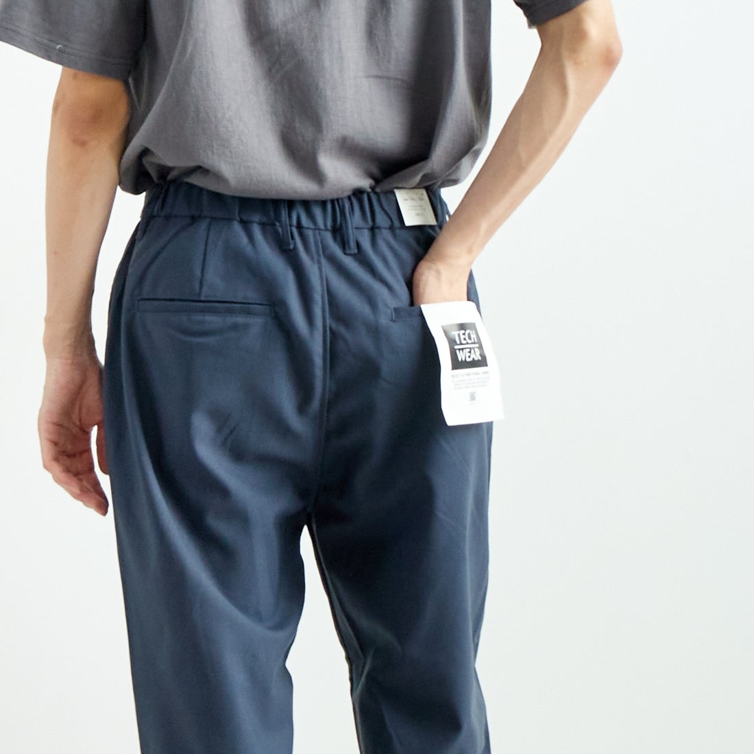 Jeans Factory Clothes [ジーンズファクトリークローズ] ウール混ストレッチワイドテーパードパンツ [JFC-243-054] 05 B.GRY