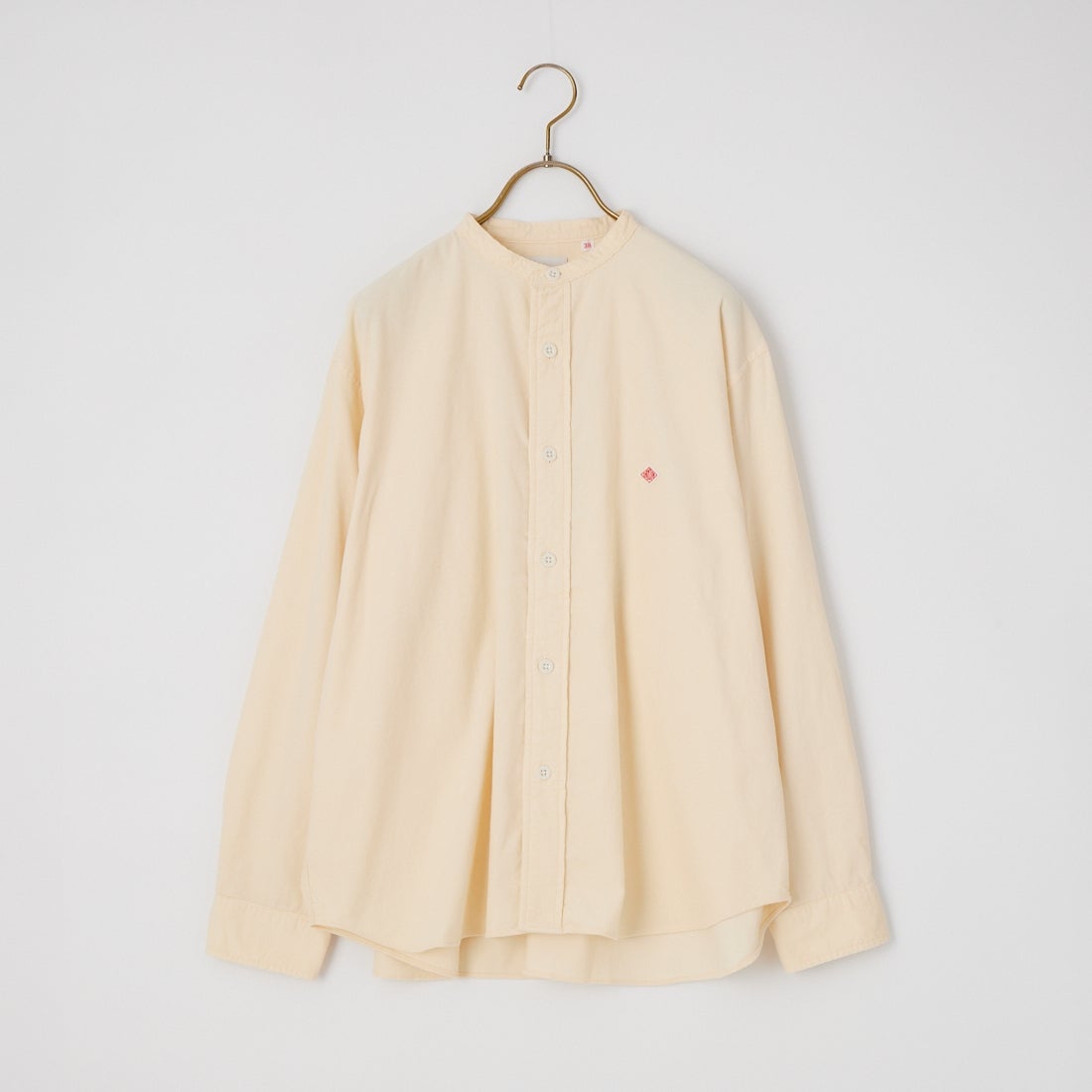 DANTON [ダントン] コーデュロイ バンドカラーシャツ [DT-B0290MCD] OFF WHITE