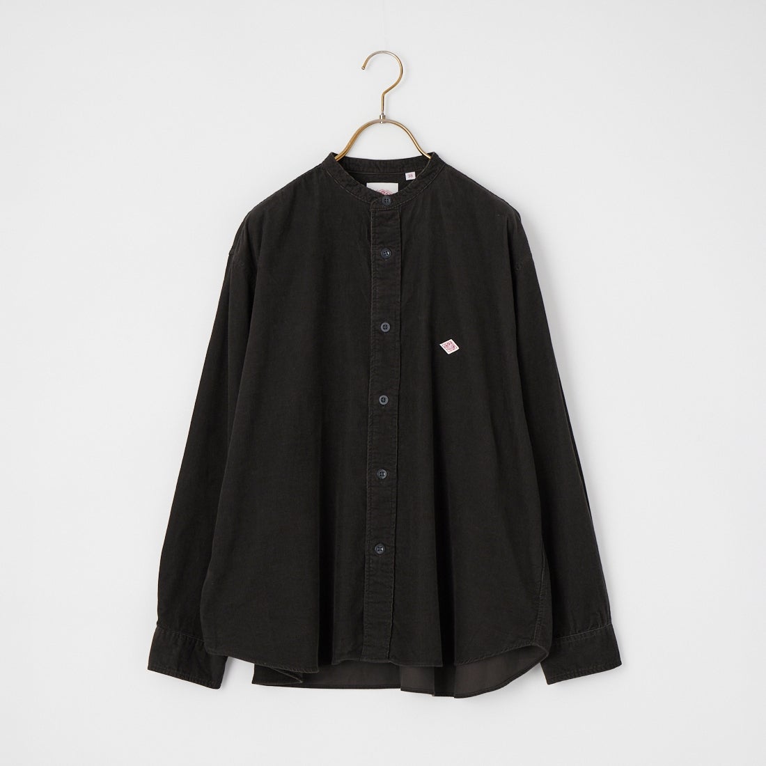 DANTON [ダントン] コーデュロイ バンドカラーシャツ [DT-B0290MCD] CHARCOAL