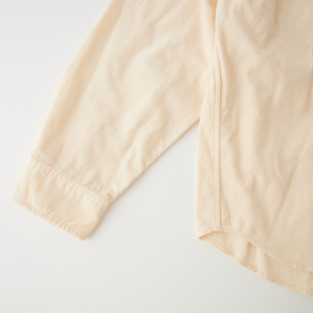 DANTON [ダントン] コーデュロイ バンドカラーシャツ [DT-B0290MCD] OFF WHITE