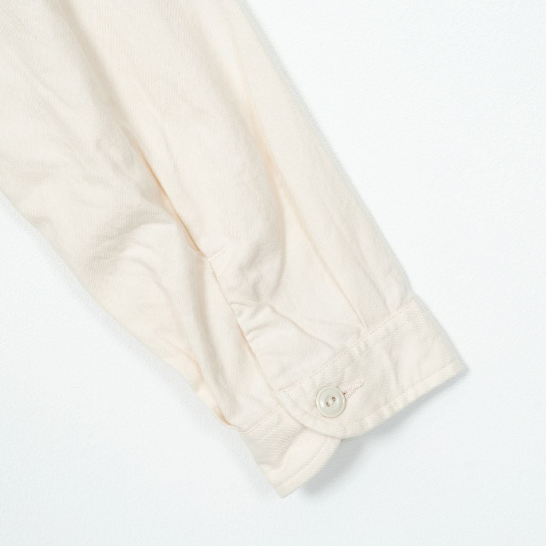 DANTON [ダントン] 先染めビエラ バンドカラーシャツ [DT-B0280VSS] ECRU