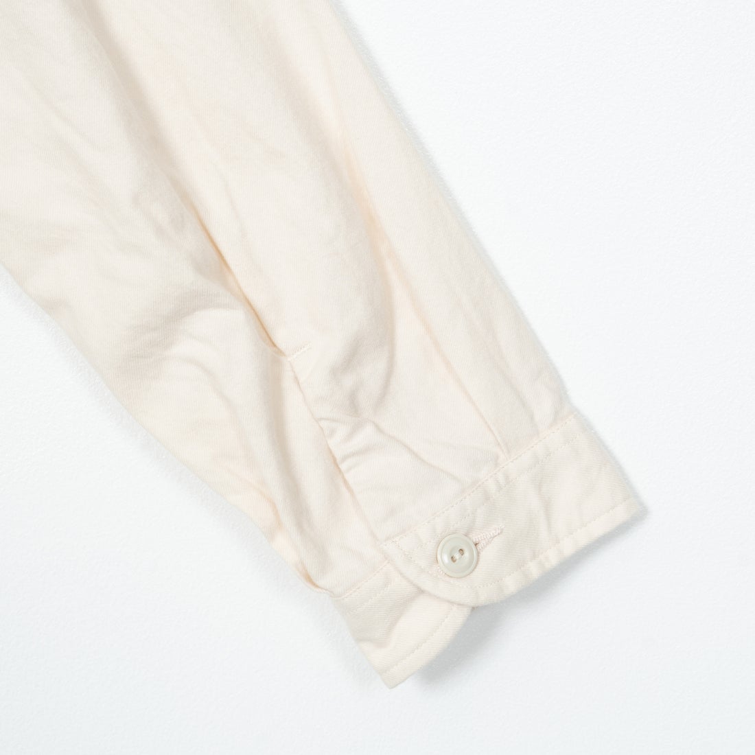 DANTON [ダントン] 先染めビエラ バンドカラーシャツ [DT-B0280VSS] ECRU