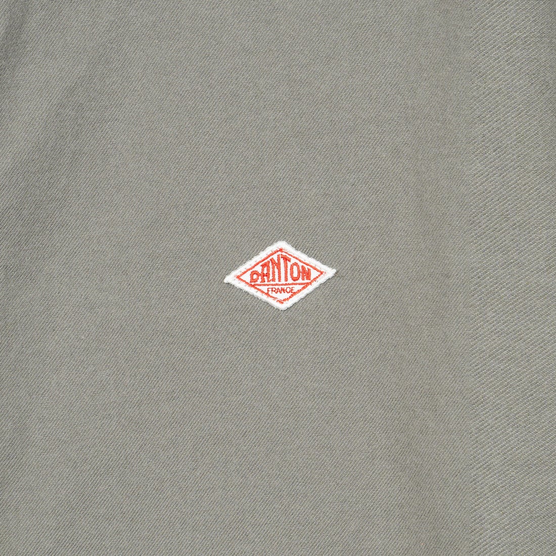 DANTON [ダントン] 先染めビエラ バンドカラーシャツ [DT-B0280VSS] OLIVE CHAM