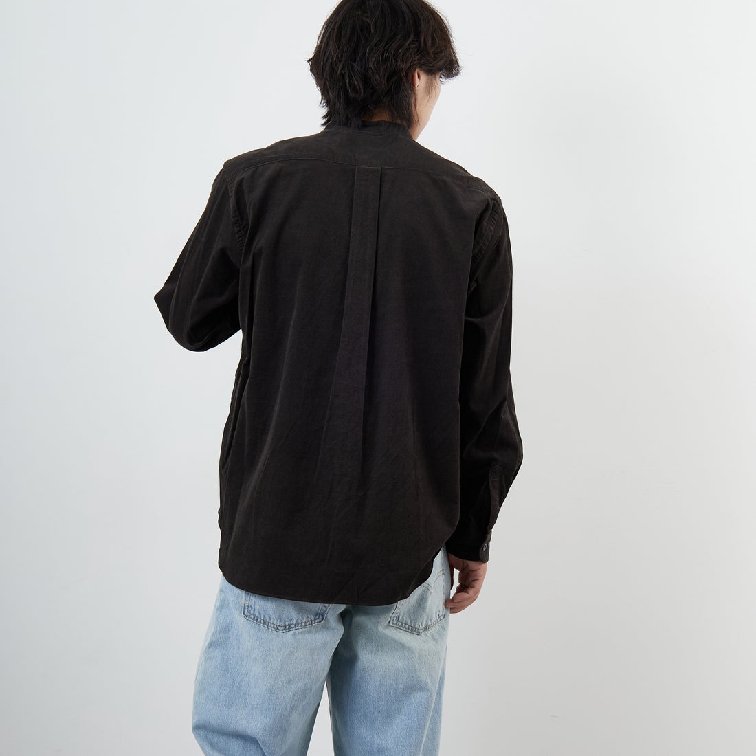 DANTON [ダントン] コーデュロイ バンドカラーシャツ [DT-B0291MCD
