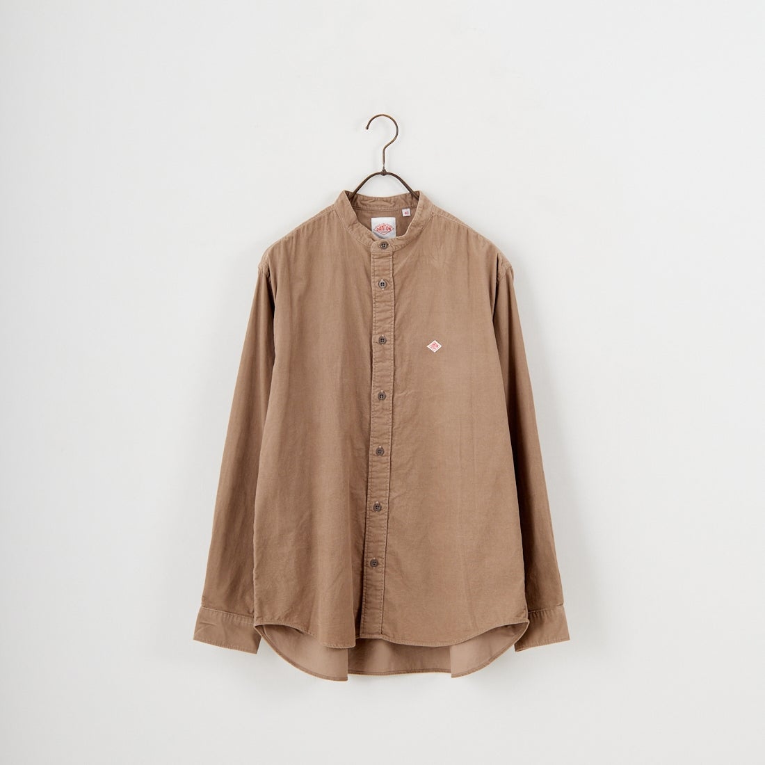 DANTON [ダントン] コーデュロイ バンドカラーシャツ [DT-B0291MCD] SAND BEIGE