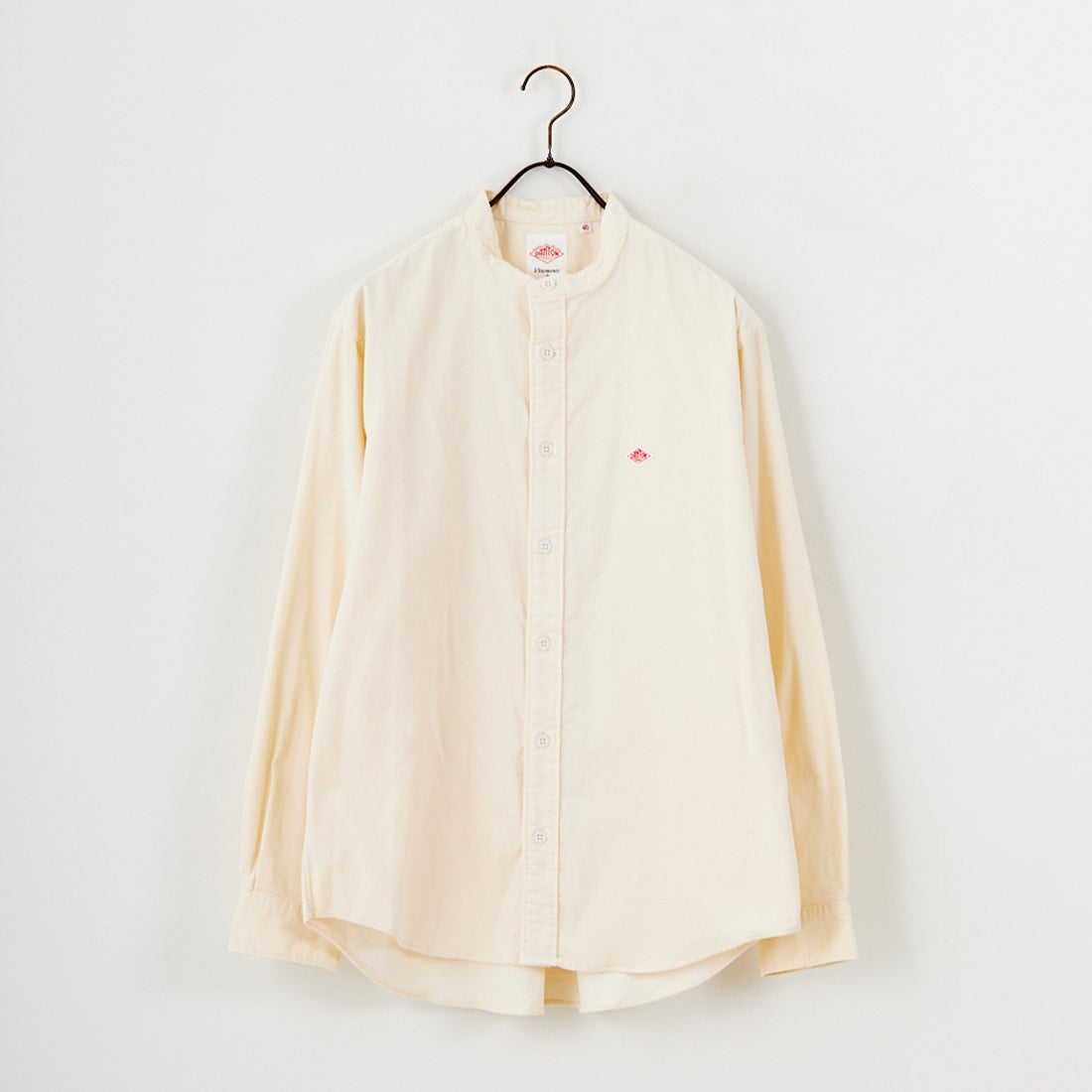 DANTON [ダントン] コーデュロイ バンドカラーシャツ [DT-B0291MCD] OFF WHITE