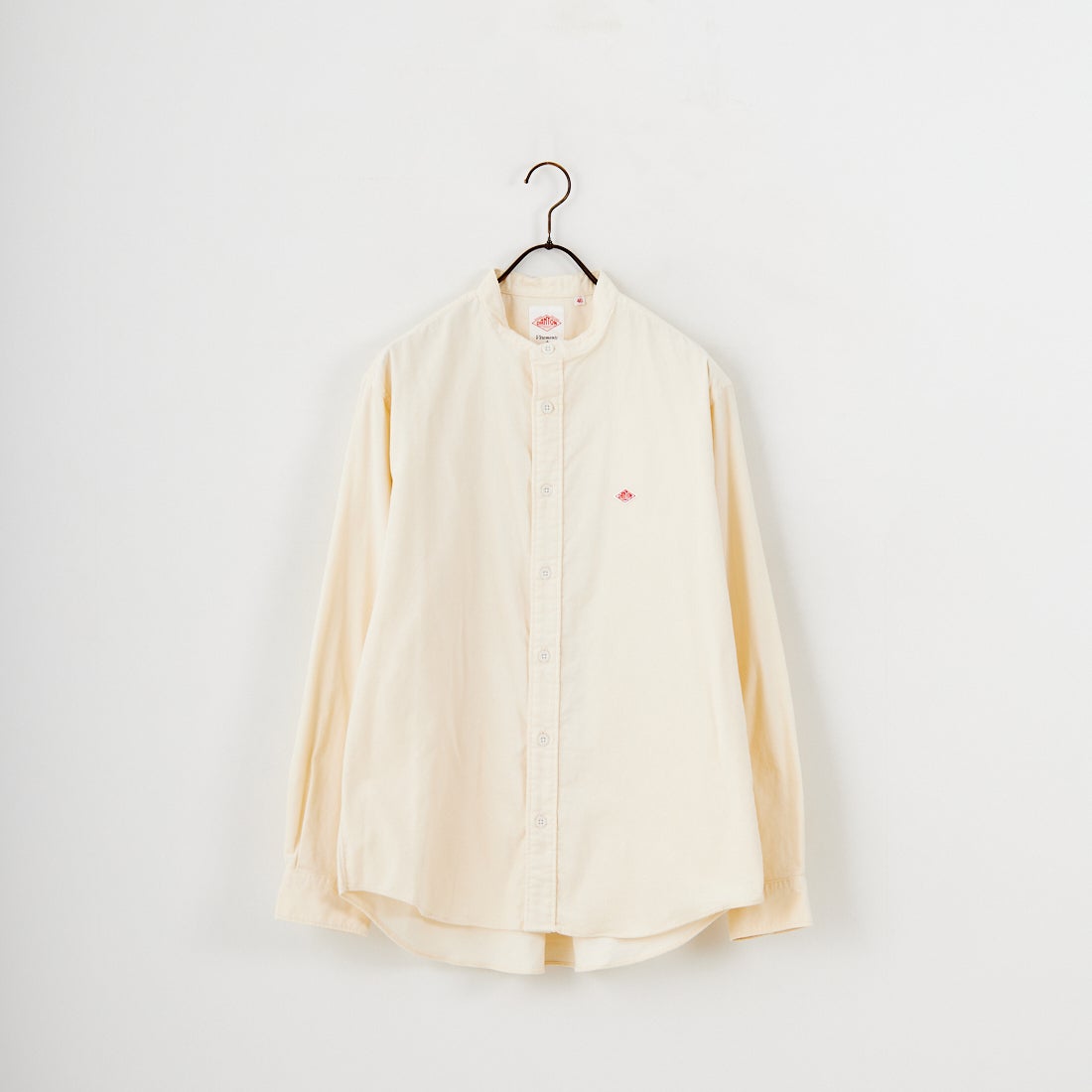 DANTON [ダントン] コーデュロイ バンドカラーシャツ [DT-B0291MCD] OFF WHITE