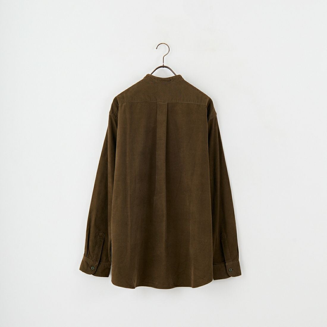 DANTON [ダントン] コーデュロイ バンドカラーシャツ [DT-B0291MCD] OLIVE