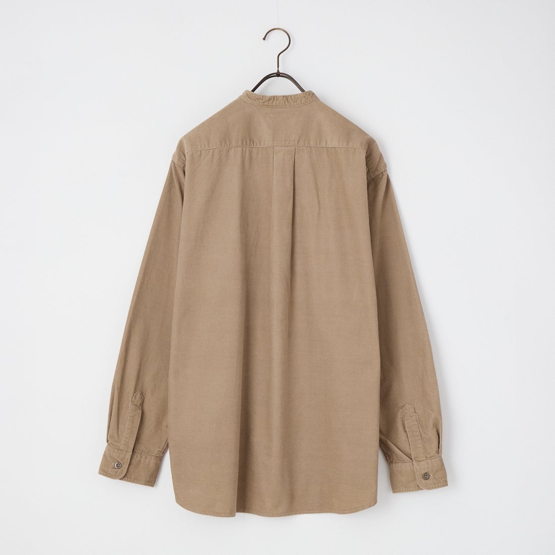 DANTON [ダントン] コーデュロイ バンドカラーシャツ [DT-B0291MCD] SAND BEIGE