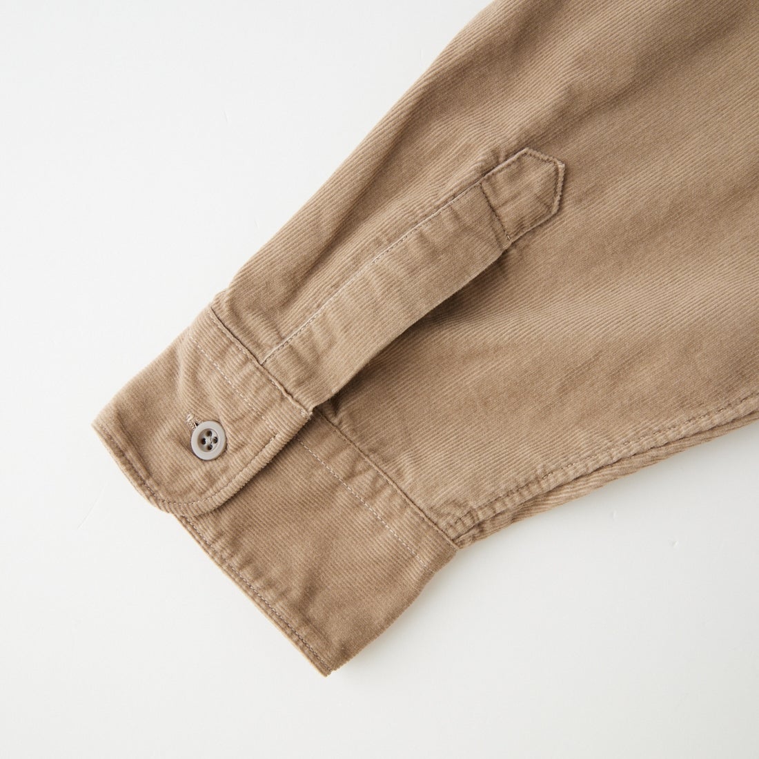 DANTON [ダントン] コーデュロイ バンドカラーシャツ [DT-B0291MCD] SAND BEIGE