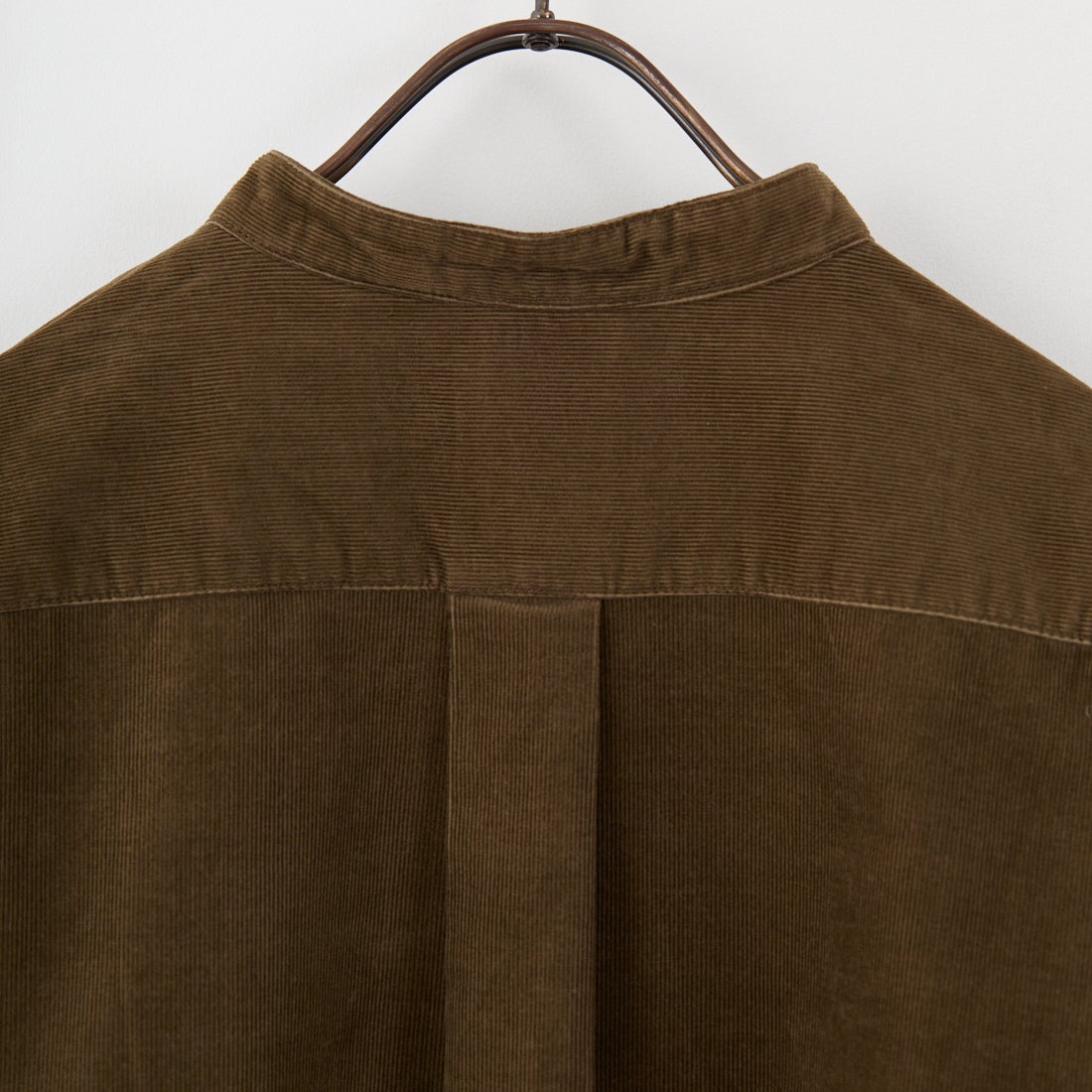 DANTON [ダントン] コーデュロイ バンドカラーシャツ [DT-B0291MCD] OLIVE