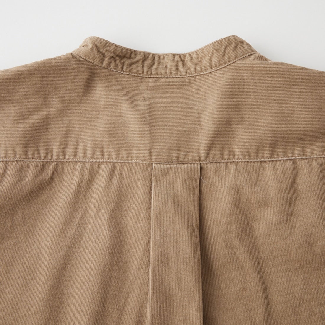 DANTON [ダントン] コーデュロイ バンドカラーシャツ [DT-B0291MCD] SAND BEIGE