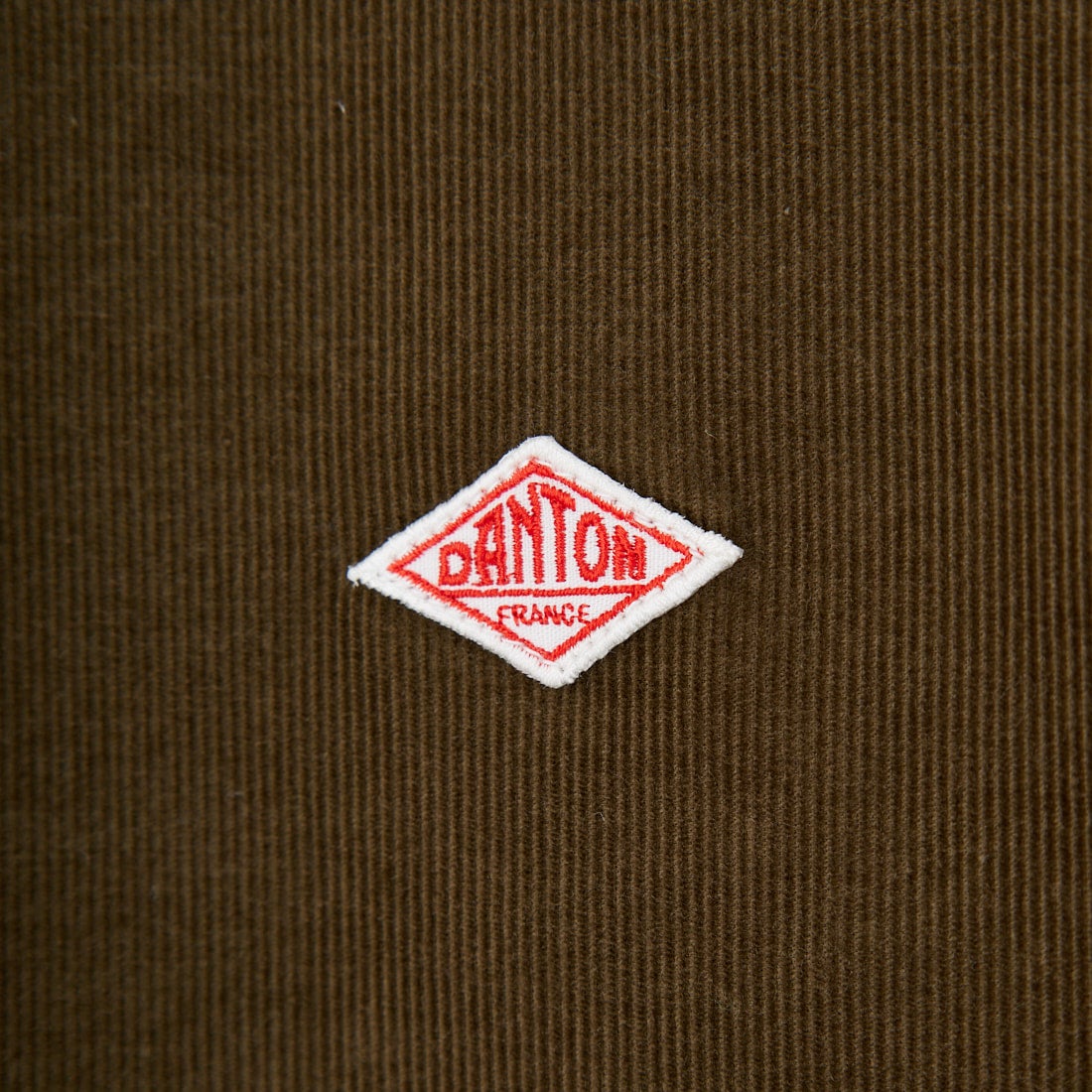 DANTON [ダントン] コーデュロイ バンドカラーシャツ [DT-B0291MCD] OLIVE
