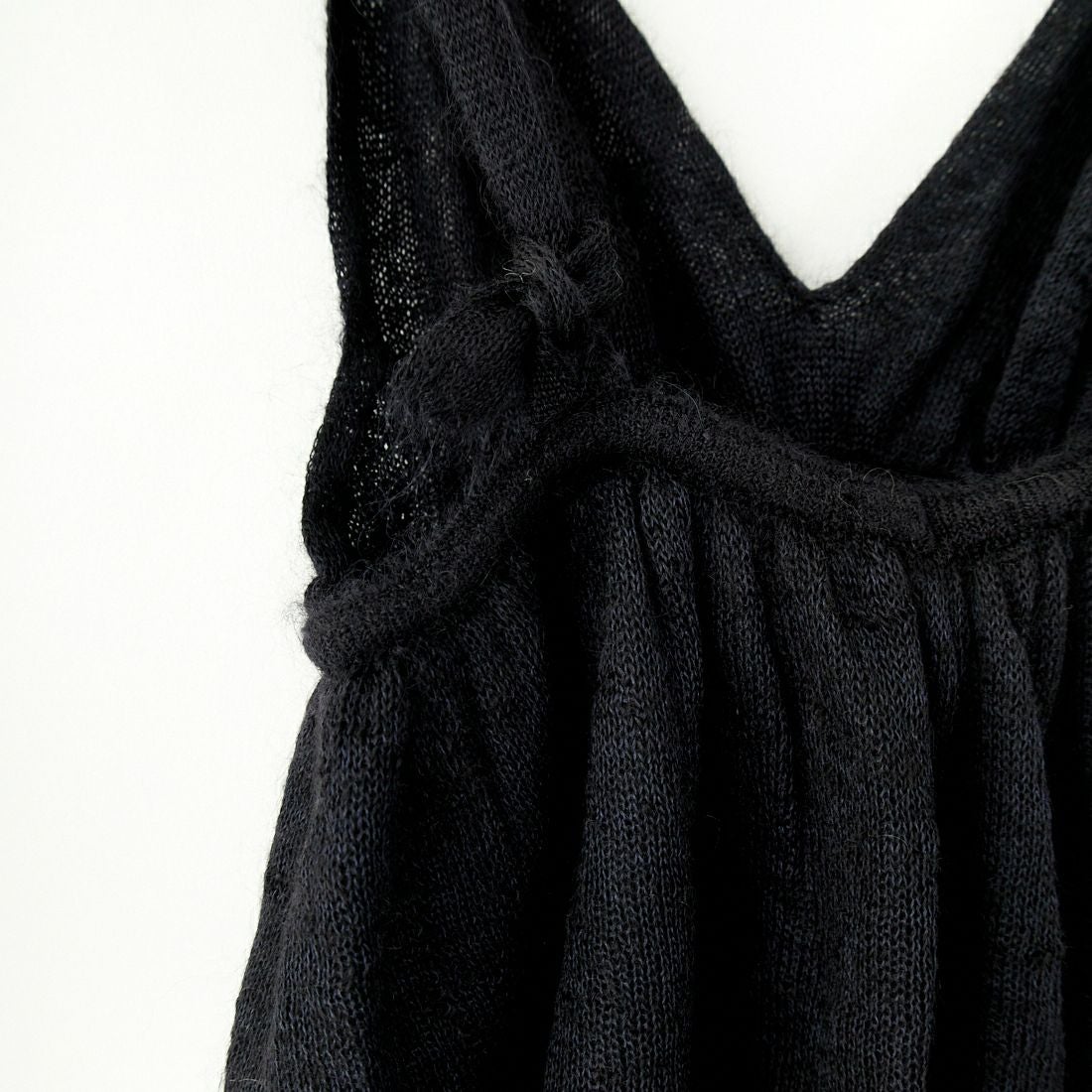 UNFIL [アンフィル] エクストラキッドモヘア&シルクキャミソールトップス [WFFL-UW102] BLACK