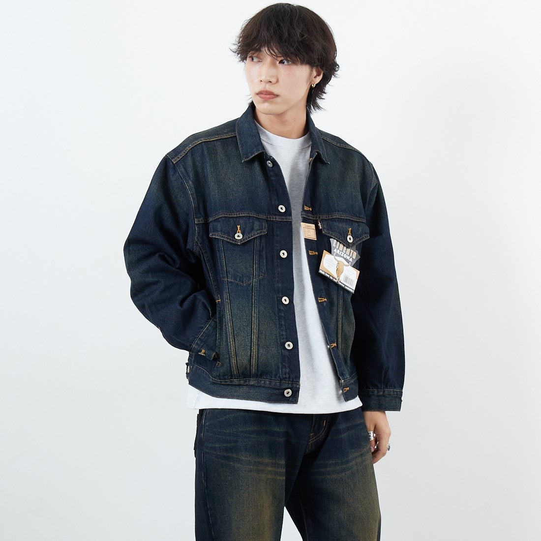 05 M.USED&&モデル身長：179cm 着用サイズ：M&&