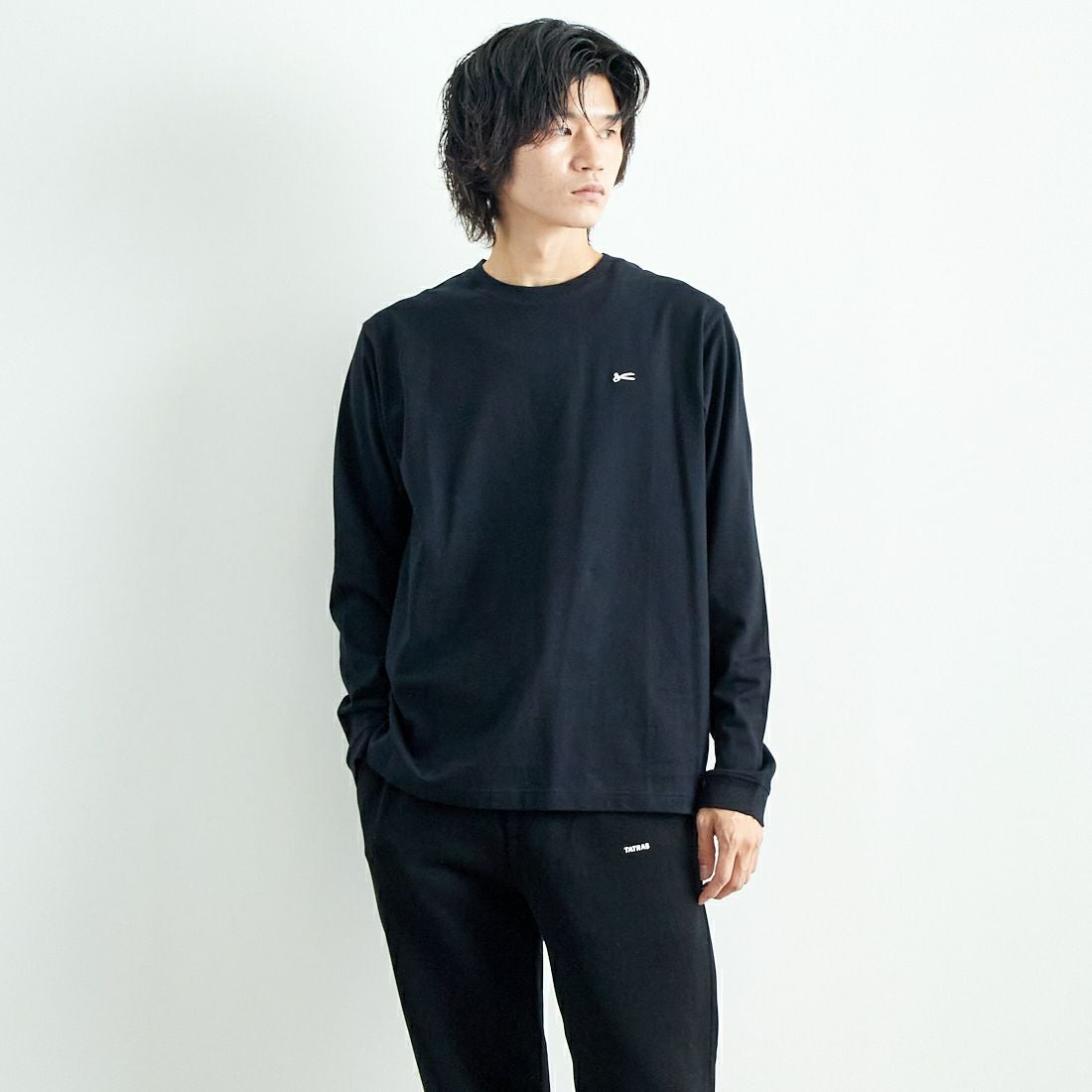 BLACK&&モデル身長：182cm 着用サイズ：L&&
