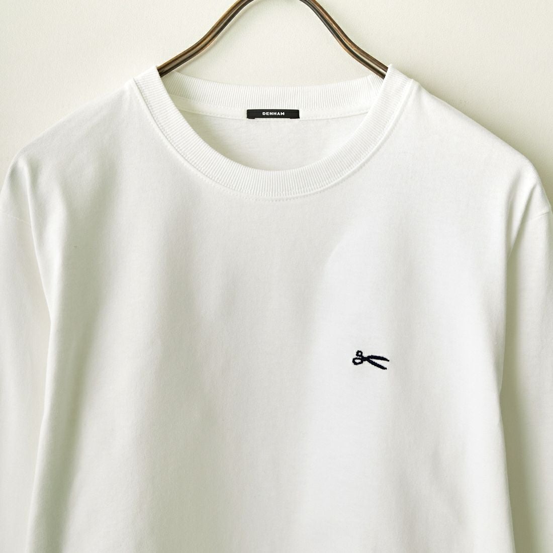 DENHAM [デンハム] AMERICANA ロングスリーブTシャツ [AMERICANA-LS-TEE] WHITE