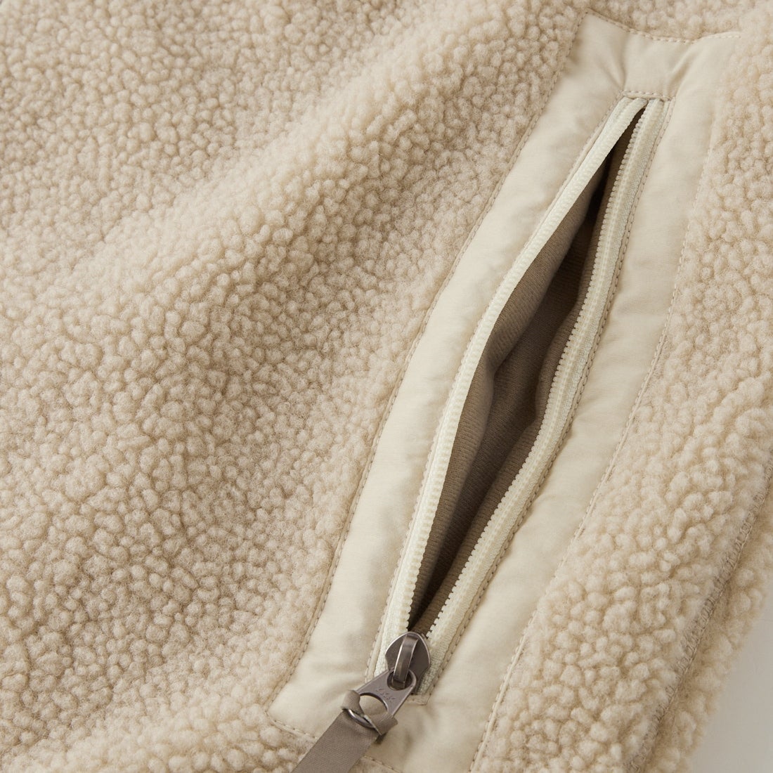 Gymphlex [ジムフレックス] コージーライトボアブルゾン [GY-A0249BOL] OYSTER WHT
