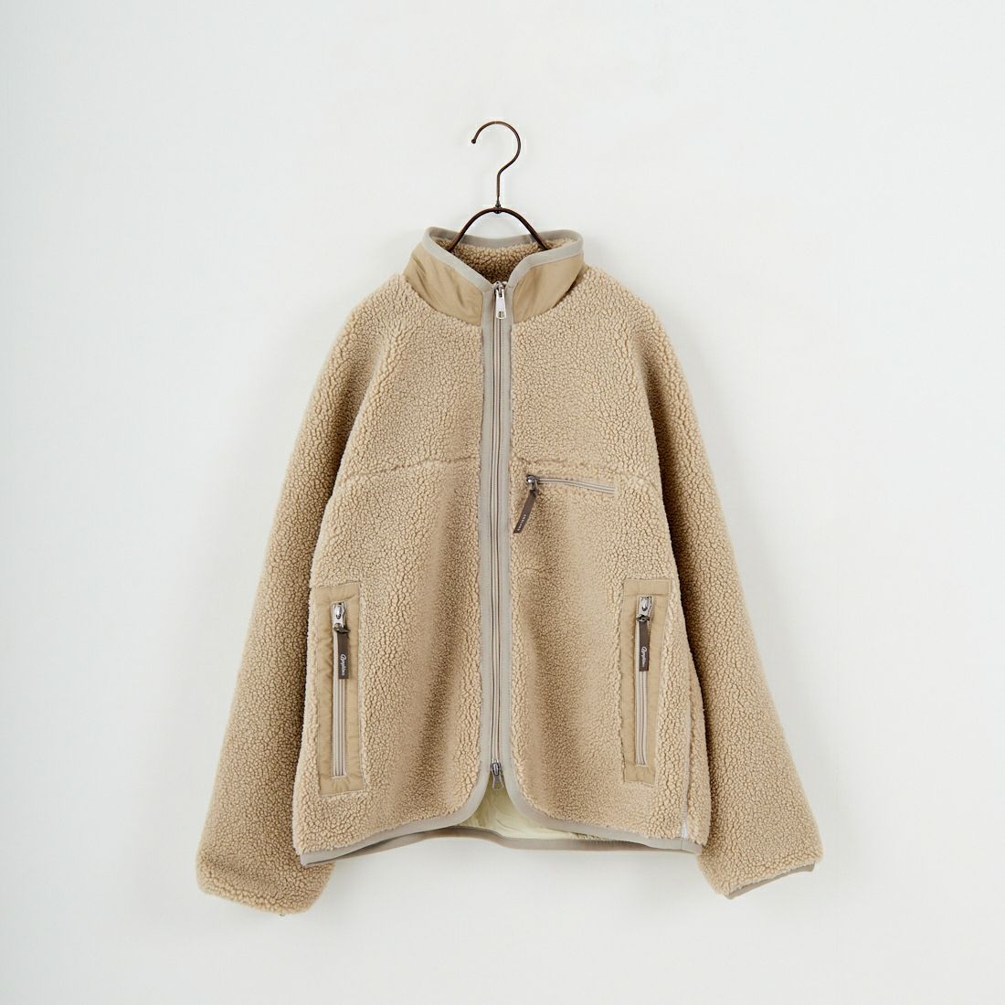 Gymphlex [ジムフレックス] コージーライトボアブルゾン [GY-A0249BOL] KHK BEIGE