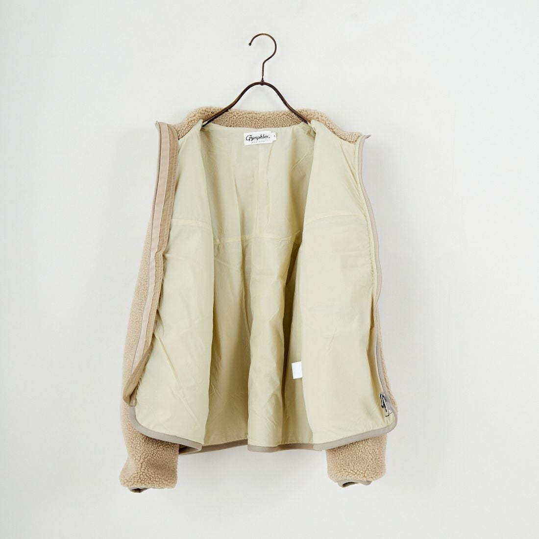 Gymphlex [ジムフレックス] コージーライトボアブルゾン [GY-A0249BOL] KHK BEIGE