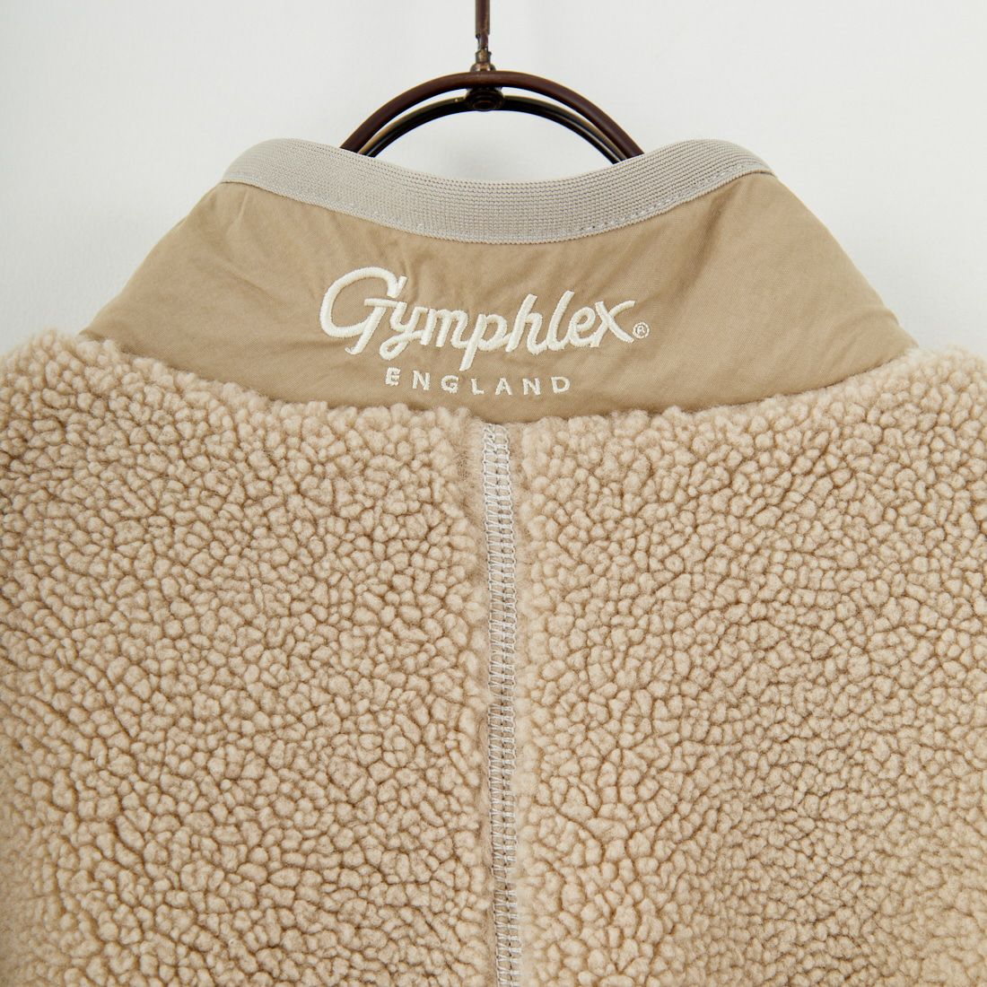 Gymphlex [ジムフレックス] コージーライトボアブルゾン [GY-A0249BOL] KHK BEIGE